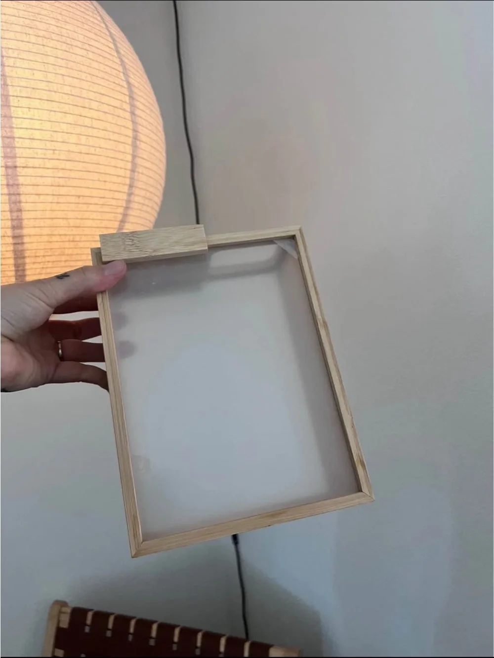 Wooden storage box